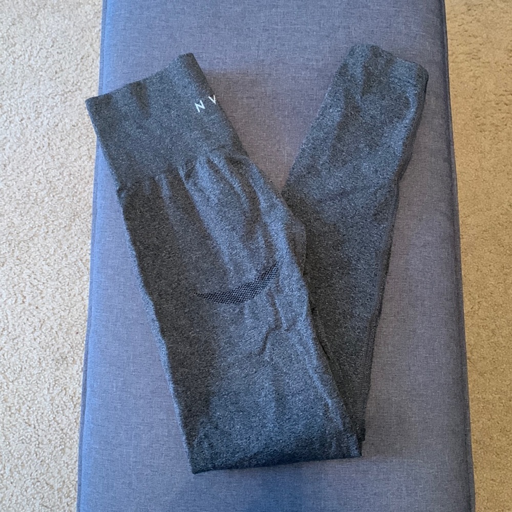 NVGTN Black Speckled Contour Seamless Leggings. Excellent condition!
